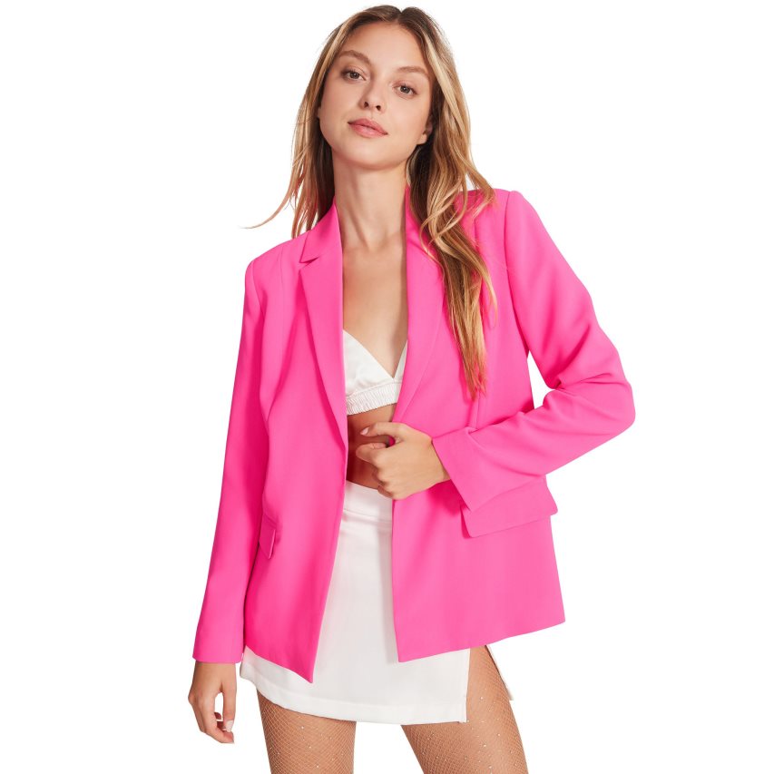 Pink Steve Madden Payton Women\'s Blazers | PH 1876K16B